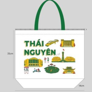 Túi Tote Địa Danh Thái Nguyên - Bản Lớn (50x35cm)